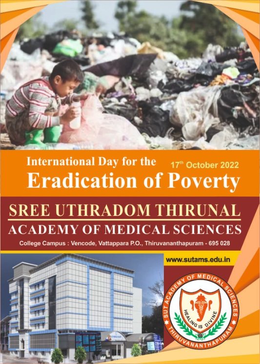 International Day For The Eradication Of Poverty Sut Academy Of