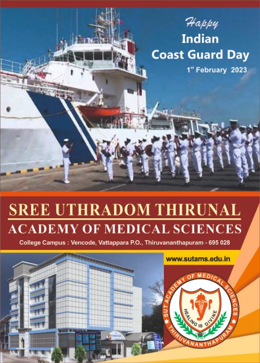 Indian Coast Guard Day 2023 Sut Academy Of Medical Sciences