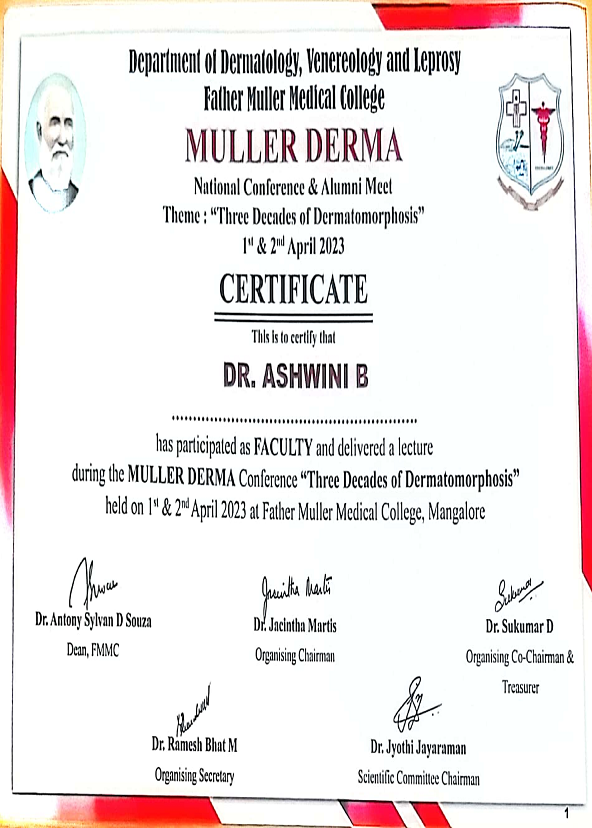 SUTAMS attended the National Conference MULLER DERMA